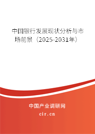中國銀行發展現狀分析與市場前景（2025-2031年）