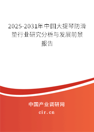 2025-2031年中國大提琴防滑墊行業研究分析與發展前景報告