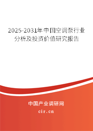 2025-2031年中國空調(diào)泵行業(yè)分析及投資價(jià)值研究報(bào)告
