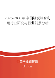 2025-2031年中國煤炭綜合利用行業研究與行業前景分析