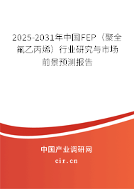 2025-2031年中國FEP（聚全氟乙丙烯）行業(yè)研究與市場前景預測報告