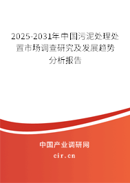 （最新）中國污泥處理處置市場調查研究及發展趨勢分析報告
