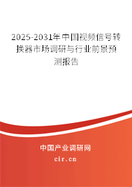 2025-2031年中國視頻信號轉換器市場調研與行業前景預測報告