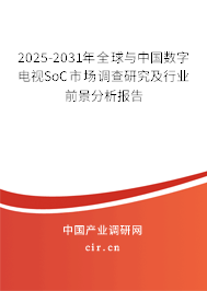 2025-2031年全球與中國數字電視SoC市場調查研究及行業前景分析報告